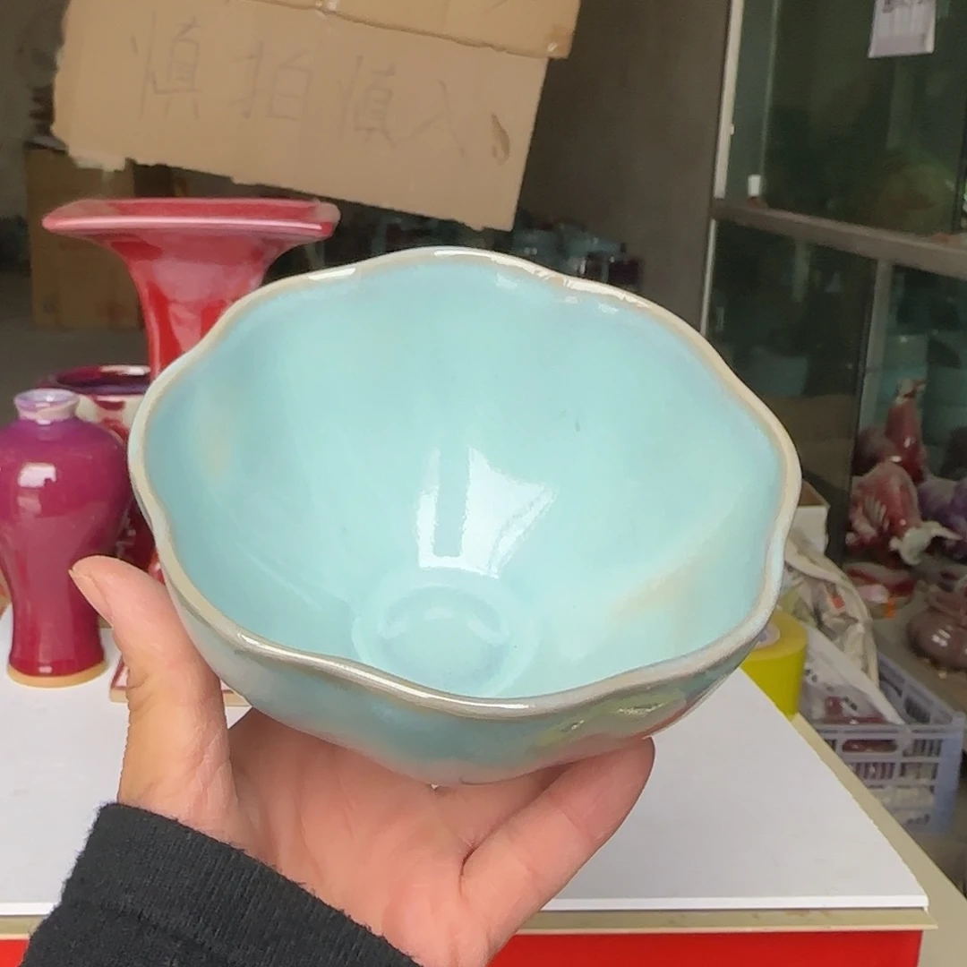 陶摆件郑家钧瓷摆件微瑕