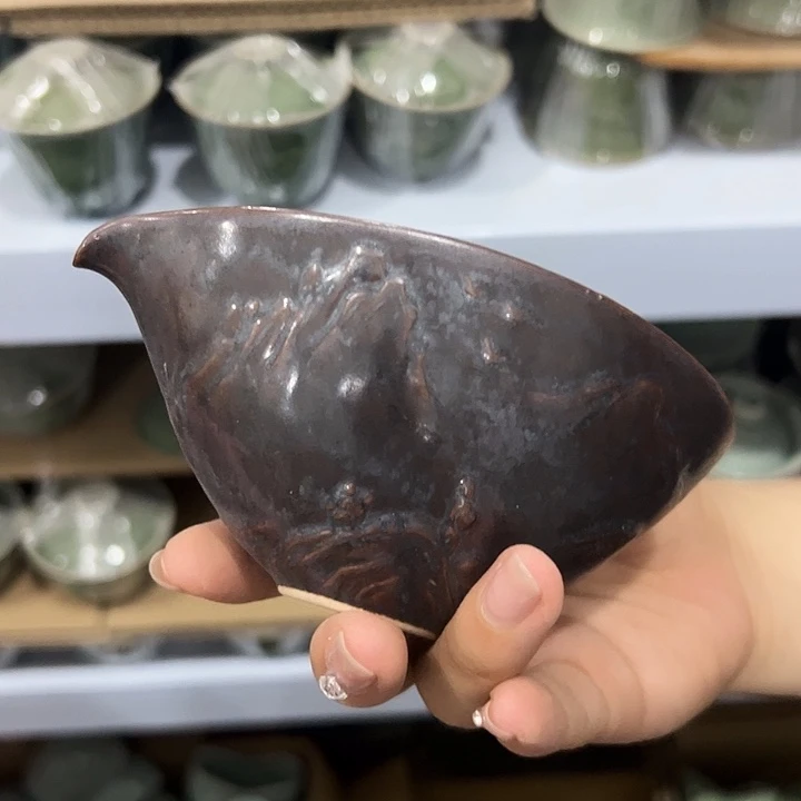 龙泉云间青瓷小米茶器