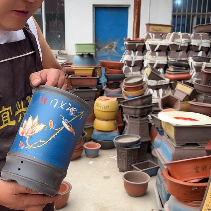 紫砂花盆紫砂花盆