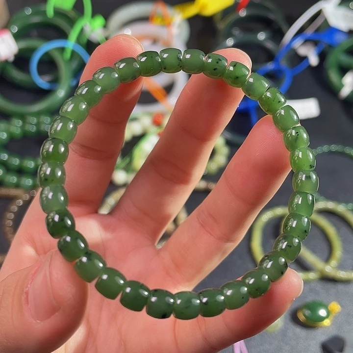 和田玉未镶嵌手链