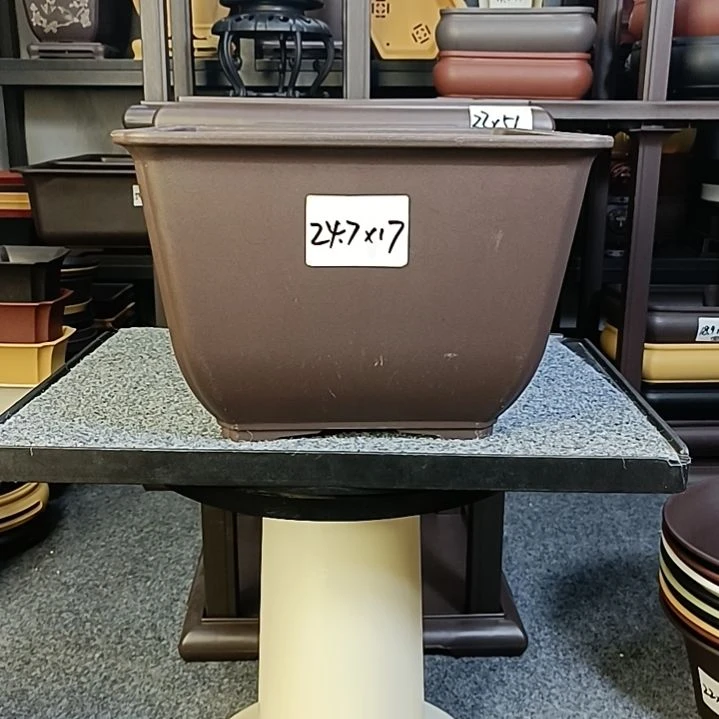 好***喽20只24.7cm中号抽角缩底四方盆