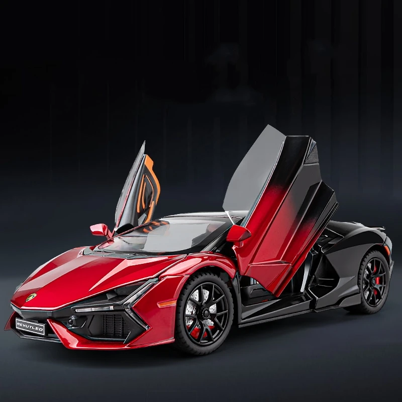 大号1:24兰博基尼大牛汽车模型仿真合金超跑车模摆件儿童玩具车