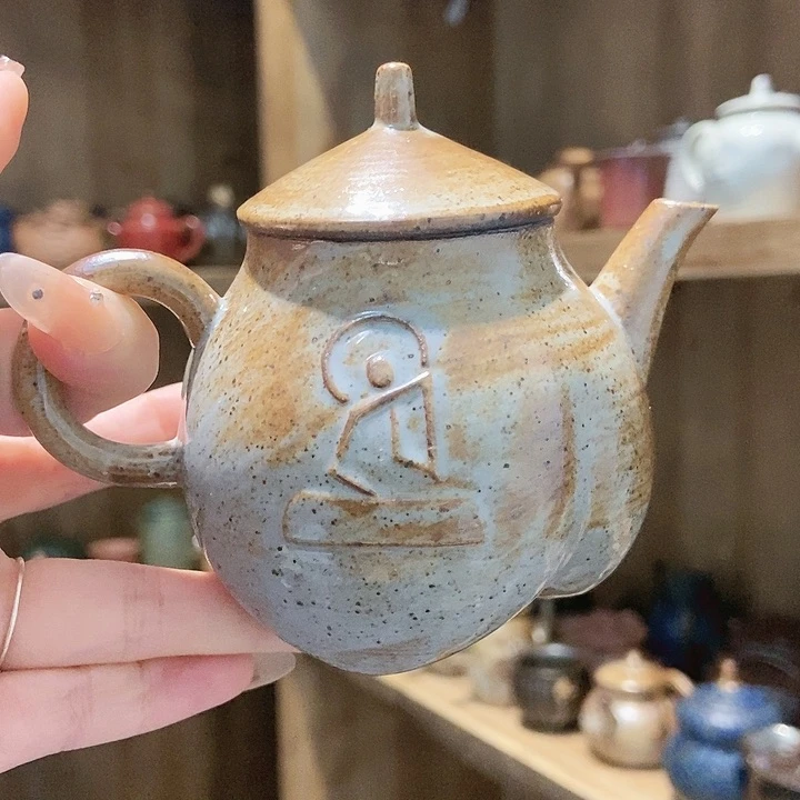 柴烧老岩泥高端茶器