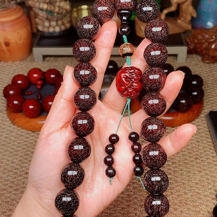 檀香紫檀（小叶紫檀）桃1.8手持