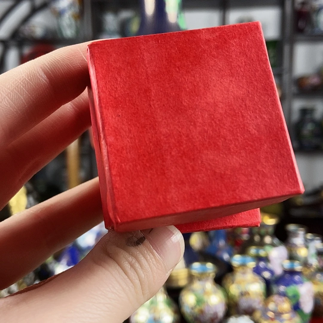 乐****铜景泰蓝小盒子一对