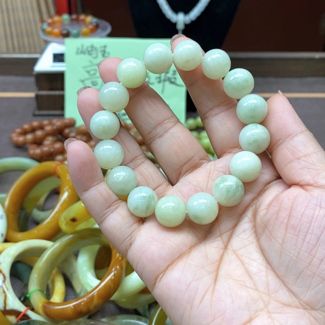 蛇纹石玉未镶嵌手串