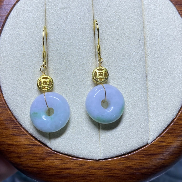 飘绿精美特色耳坠时尚百搭翡翠