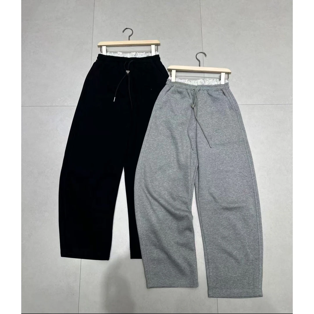 晶姐-6890-1欧货女装春季简约韩版网红春秋洋气百搭纯色卫裤