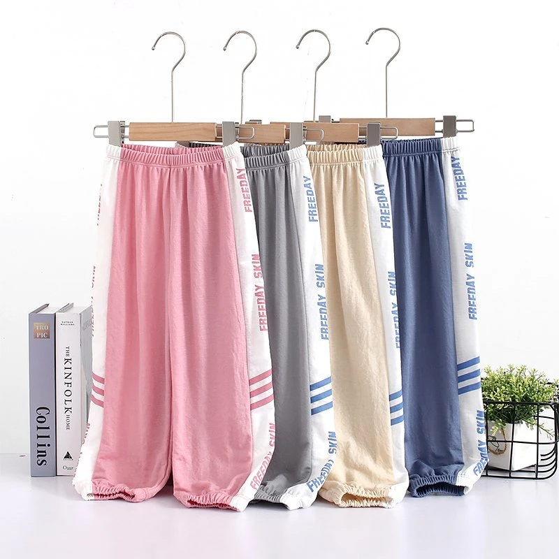 儿童夏季防蚊裤中大童运动裤