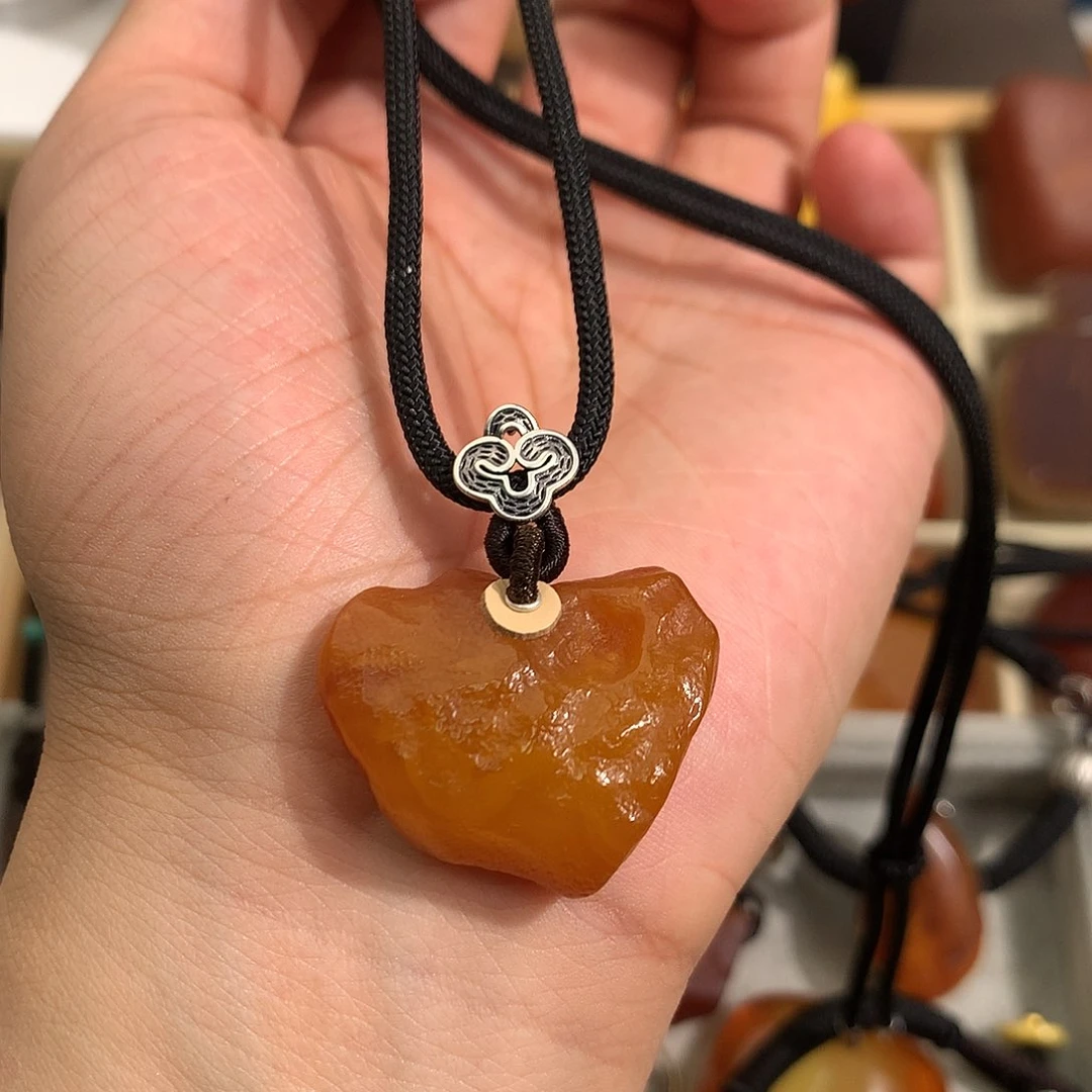 蜜蜡裸石未镶嵌你