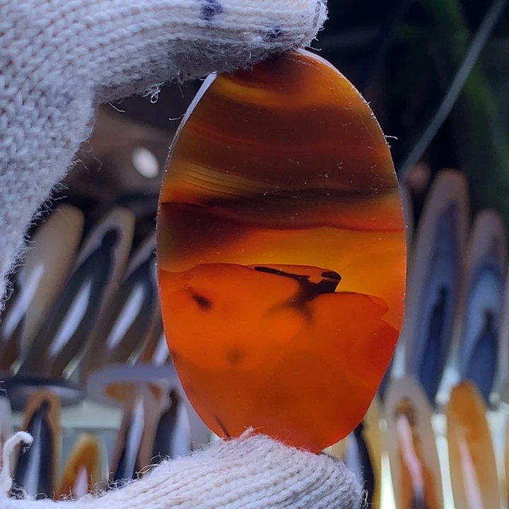 玛瑙/玉髓颈饰未镶嵌155