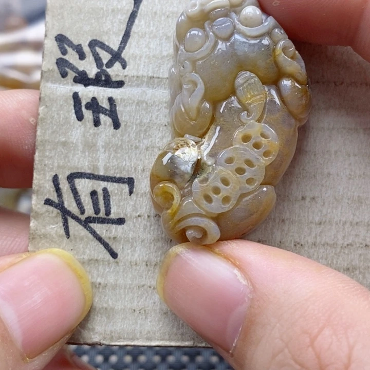 硅化珊瑚（珊瑚玉）颈饰未镶嵌朗*