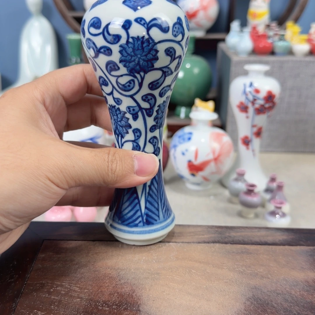陶瓷手工小花器摆件