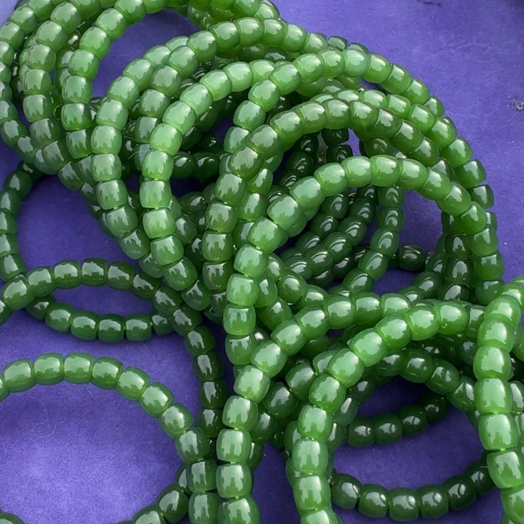 和田玉颈饰未镶嵌碧玉直切TZ多样性拍一发一