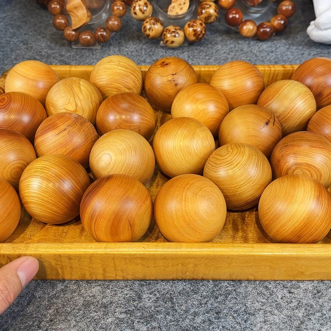 柏木（崖柏）崖柏把件到手一对5.0