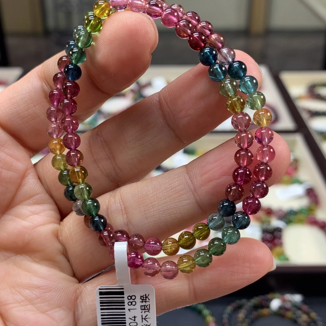 未镶嵌碧玺手链4.2左右