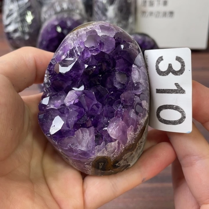 紫晶珠宝半成品未镶嵌