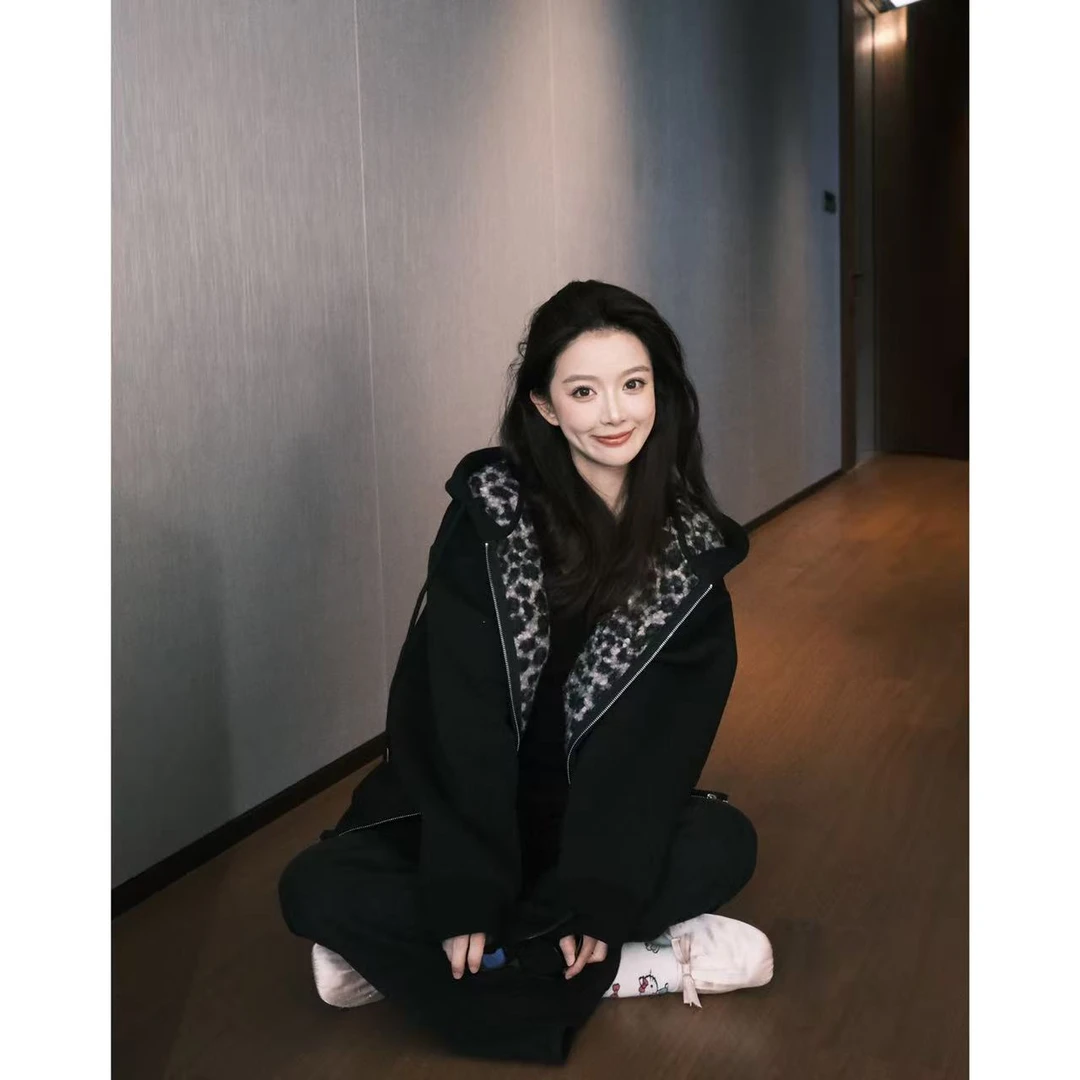 【痘痘私服】|【豹豹卫衣】580高克！豹纹羊羔毛连帽卫衣外套