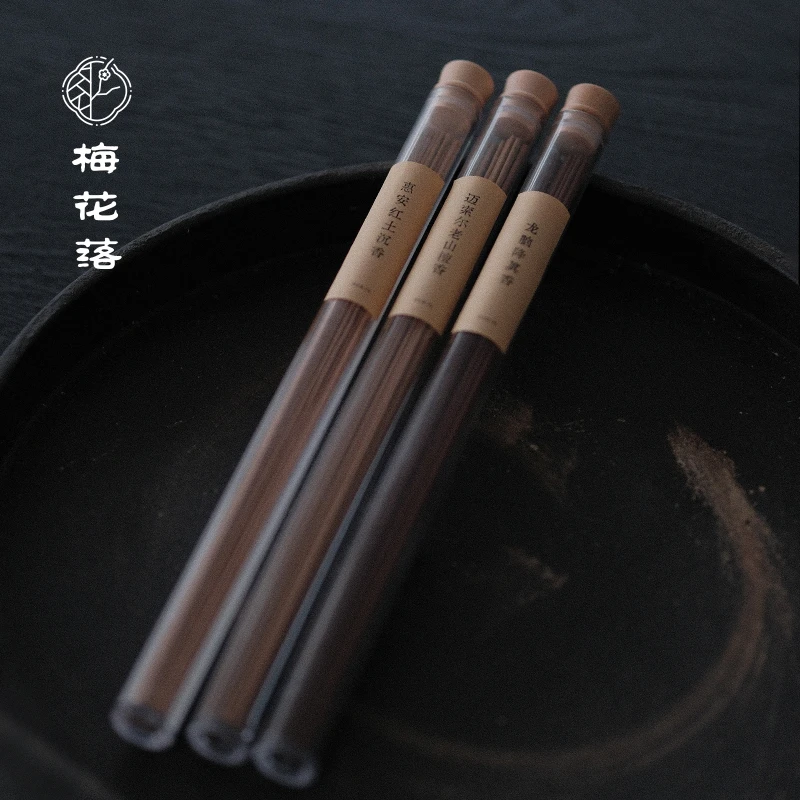梅花落天然线香红土沉香檀香降真香家用供香茶室中式香氛安神助眠
