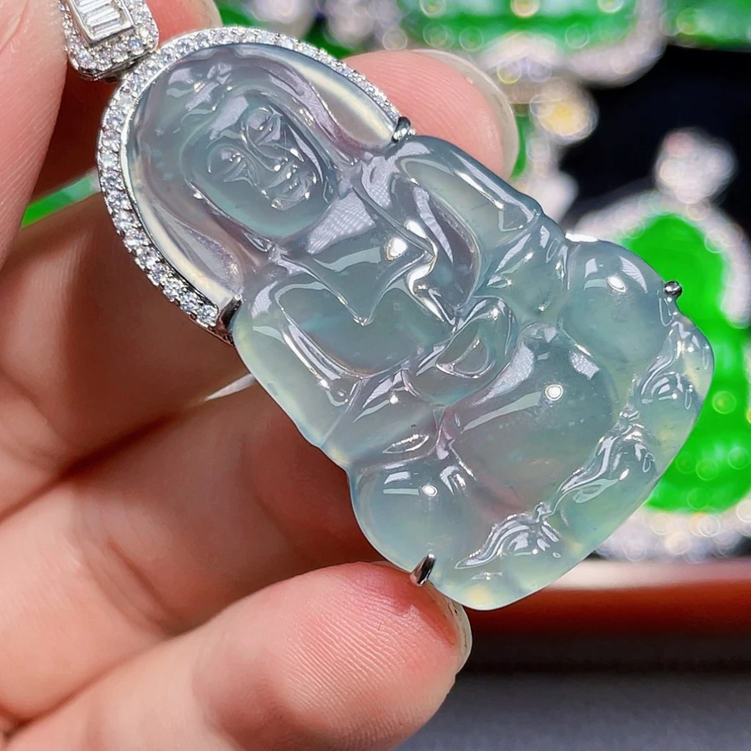 翡翠未镶嵌颈饰6，