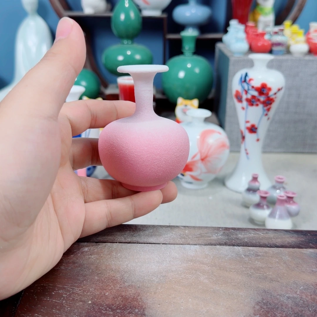 陶瓷手工小花器摆件
