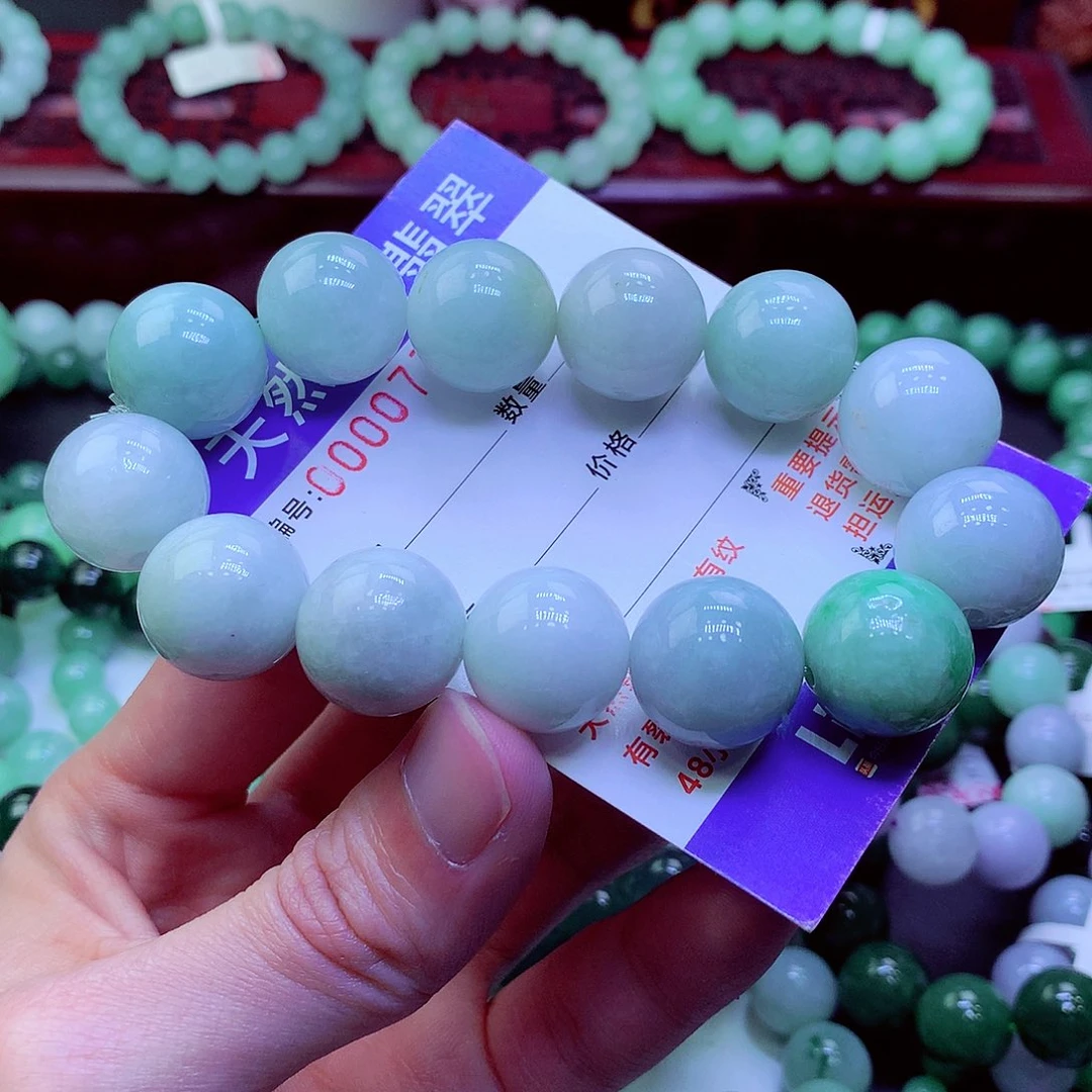 翡翠未镶嵌毛衣链