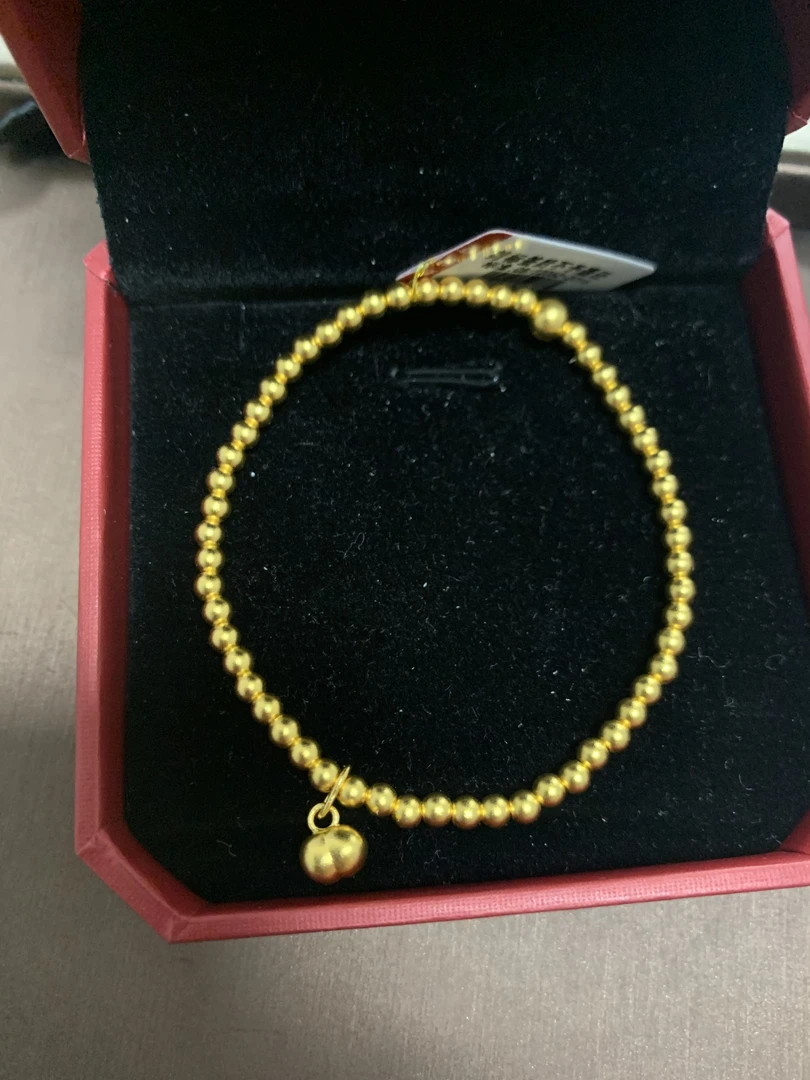 【世纪金时代金店】足金柿柿如意手串