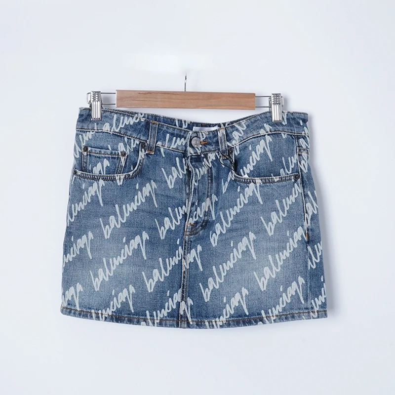 未使用 Balenciaga/巴黎世家 棉TH0929/短裙/36码女装半身裙