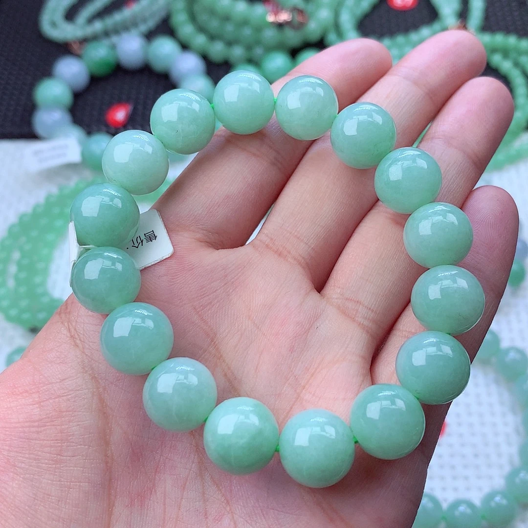 翡翠未镶嵌毛衣链