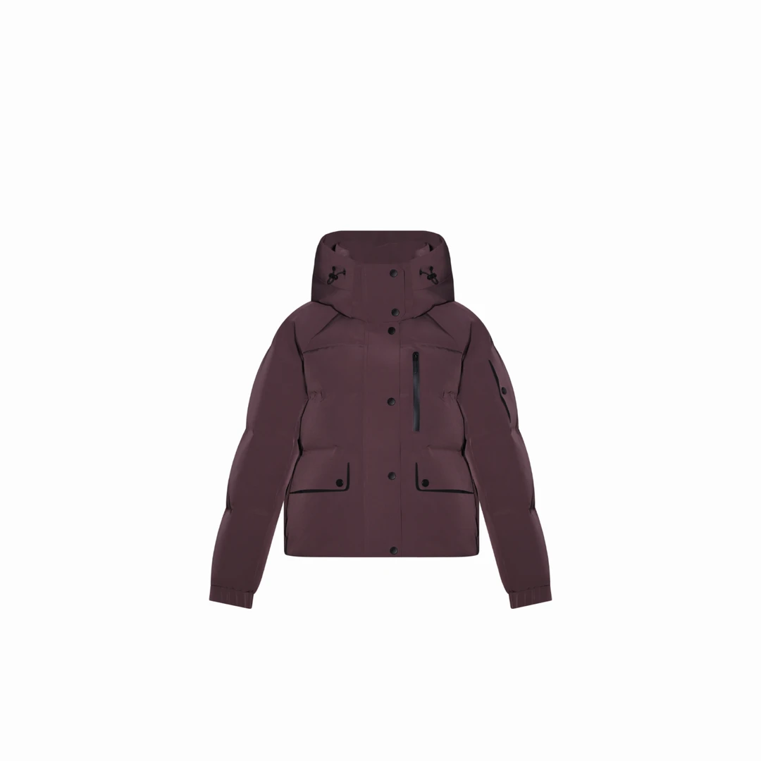 太空人冲锋羽绒服」新款女短款连帽时尚气质保暖羽绒服29713