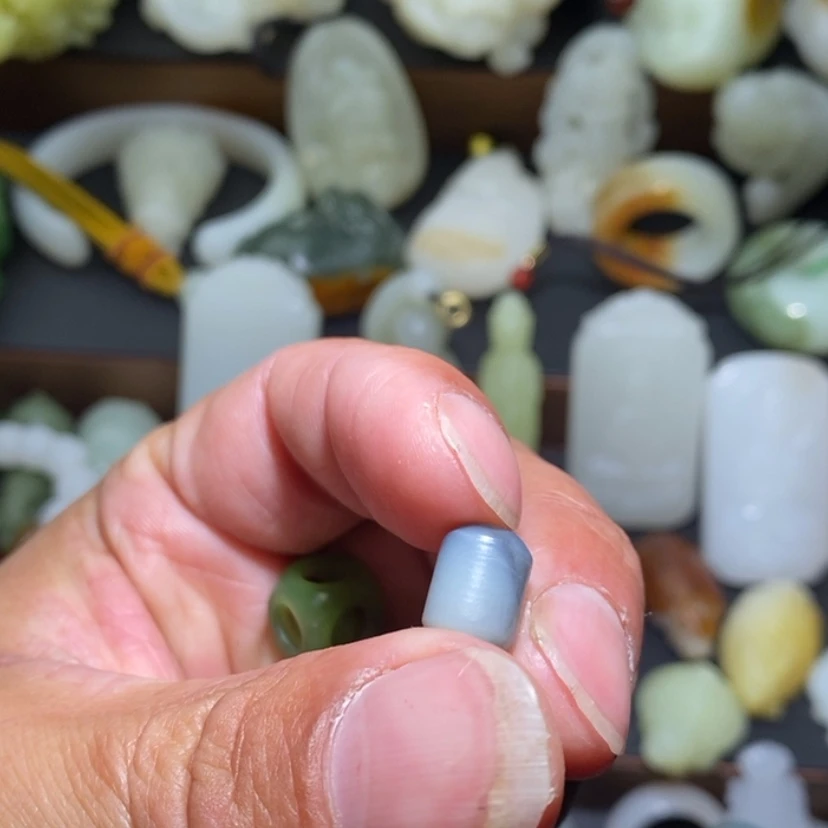 【闪购商品】和田玉挂件未镶嵌平***乐