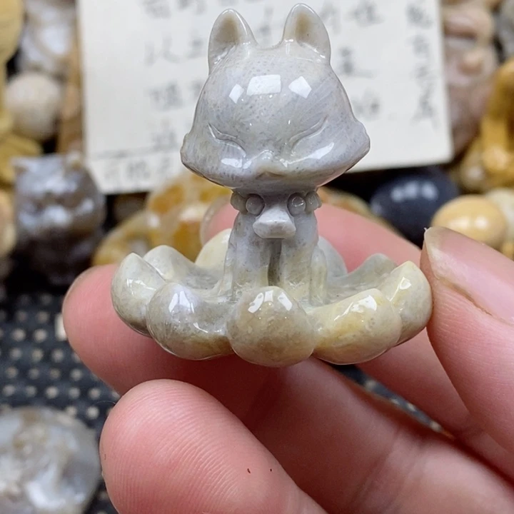 颈饰未镶嵌硅化珊瑚（珊瑚玉）