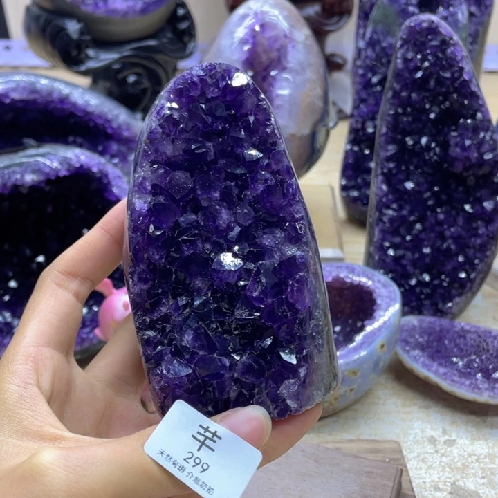 未镶嵌珠宝半成品紫晶