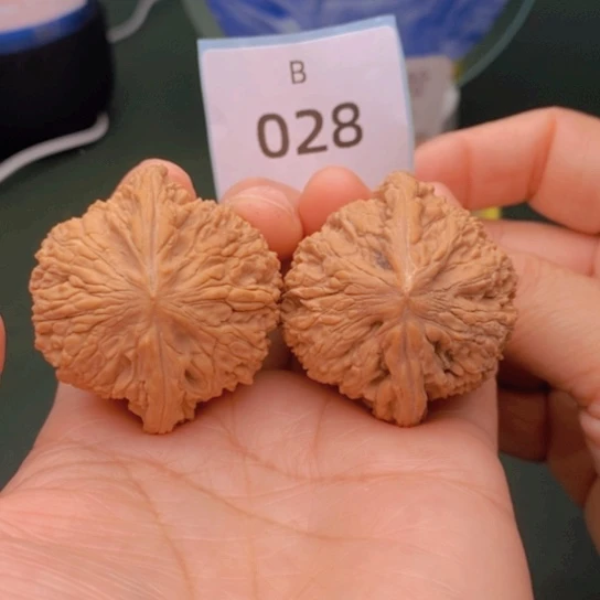 文玩核桃把件43绣球028