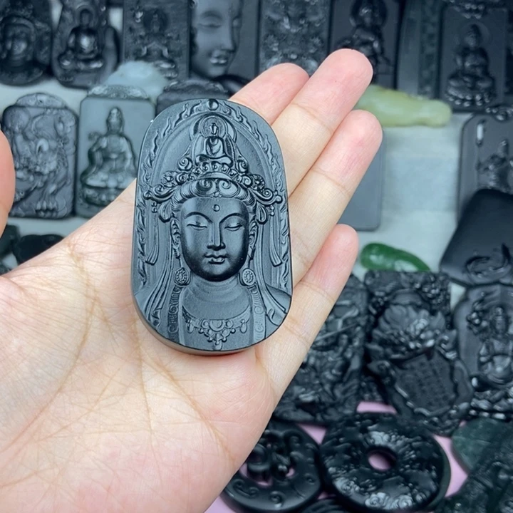 颈饰未镶嵌和田玉偷***眼