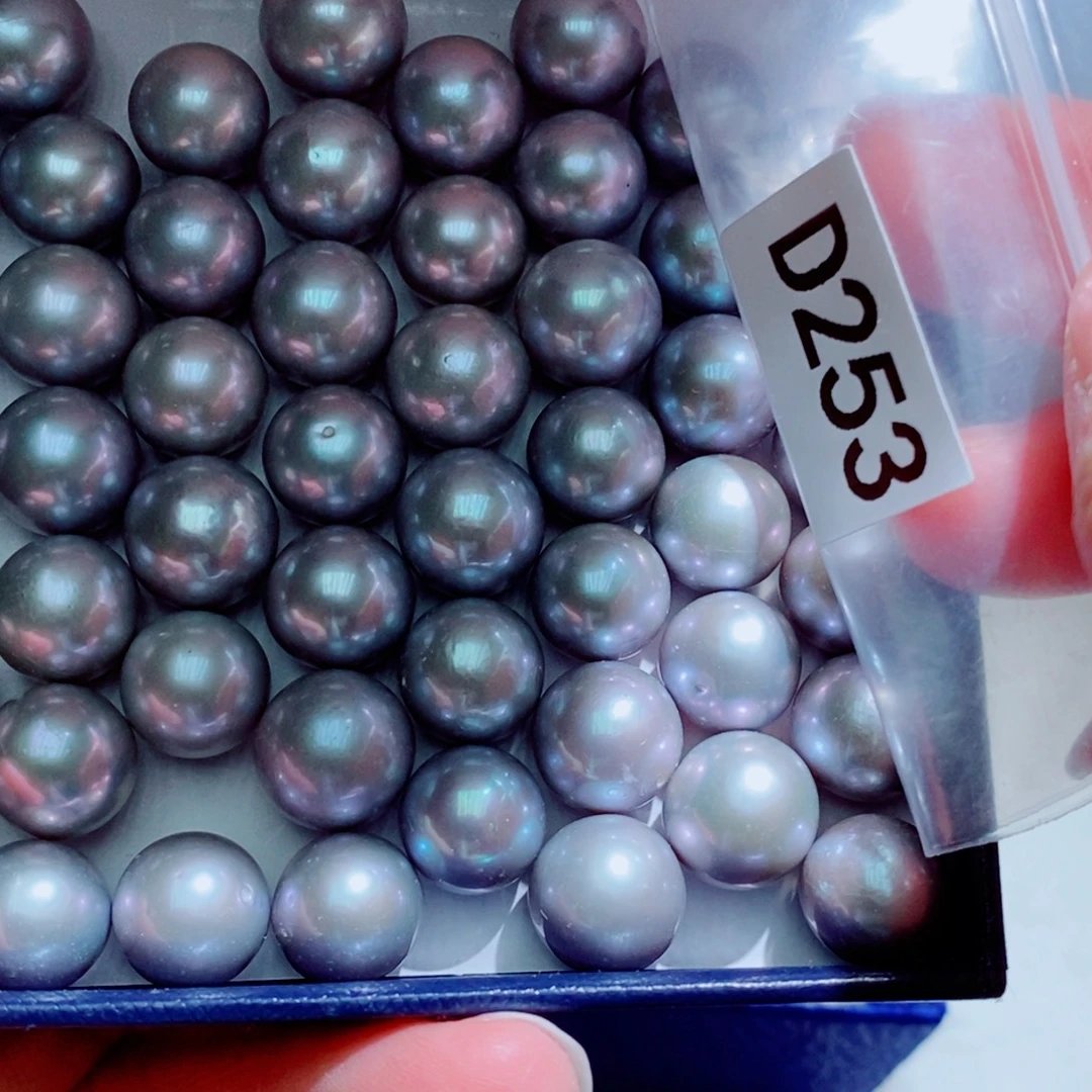 银S925镶嵌淡水珍珠一个珠珠