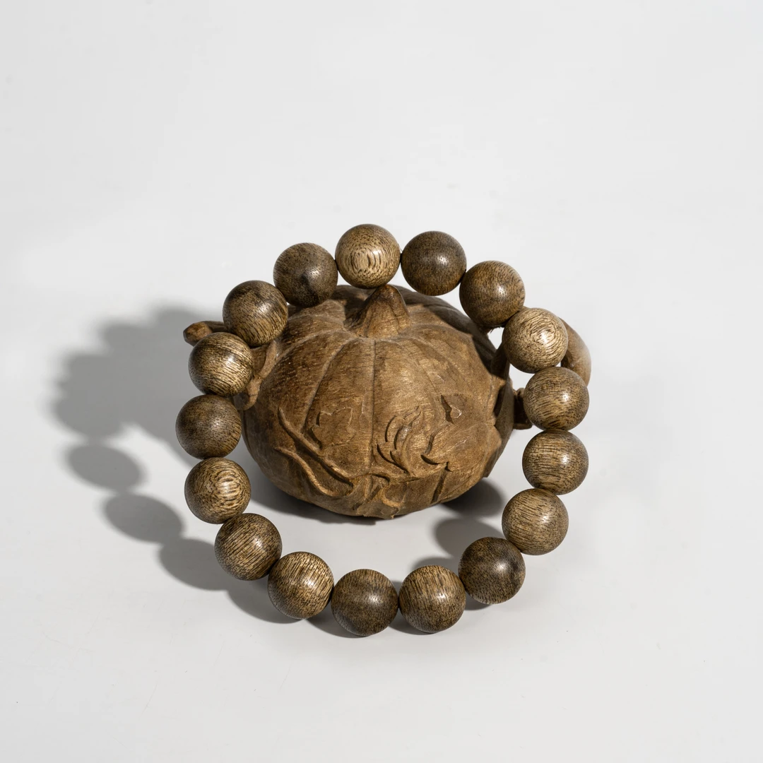 【天然沉香】巴布亚/圆珠1.2单圈/D1