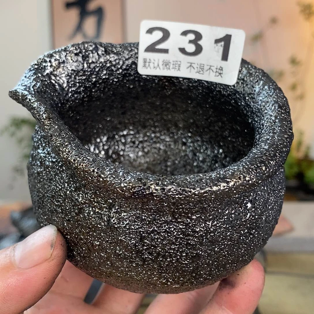 用****1荥经黑砂馒头窑公道杯微瑕福利款