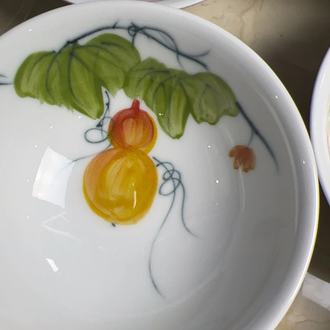 瓷片景德镇陶瓷手工手绘制作