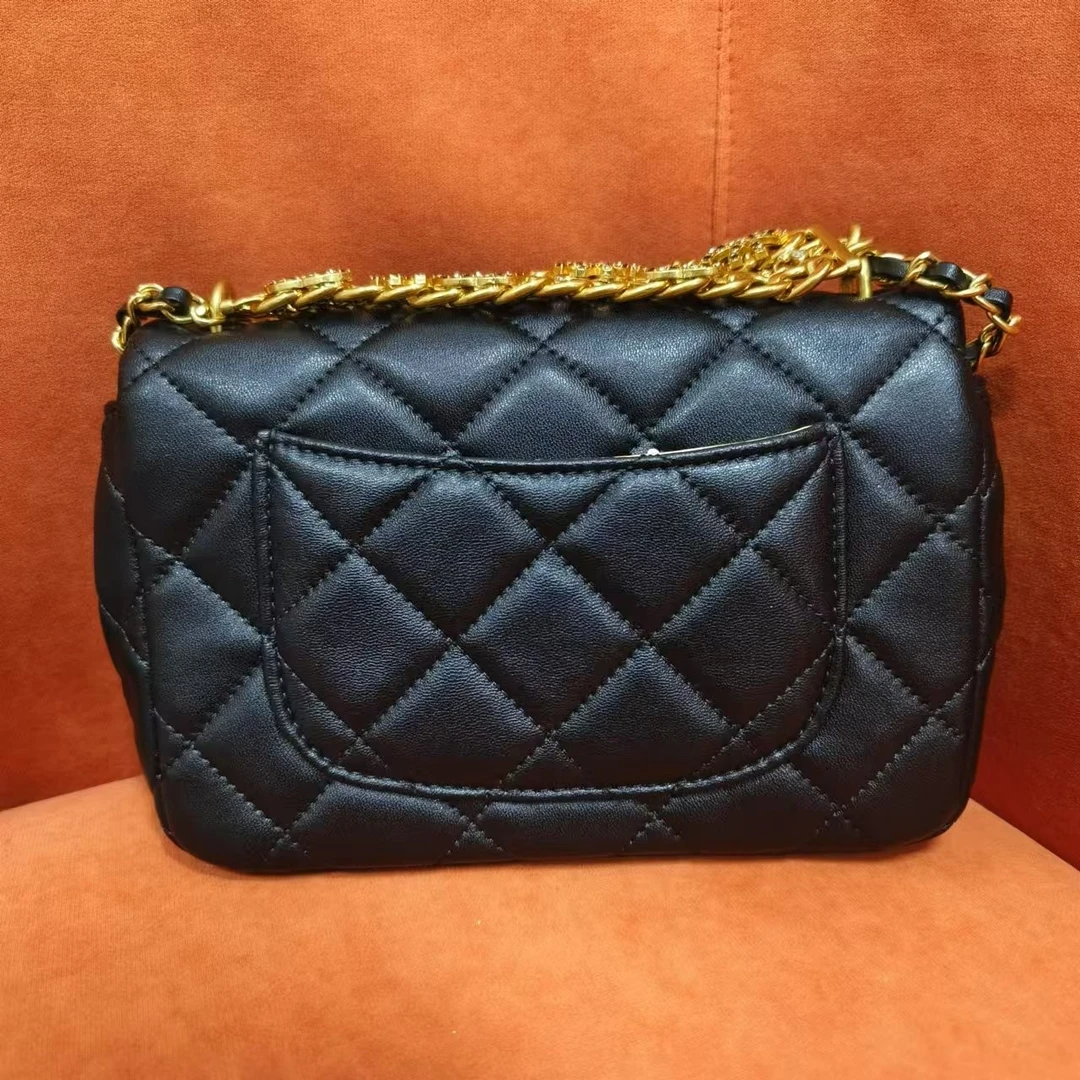 时尚潮流打造真皮女士包手提包 10923 黑色