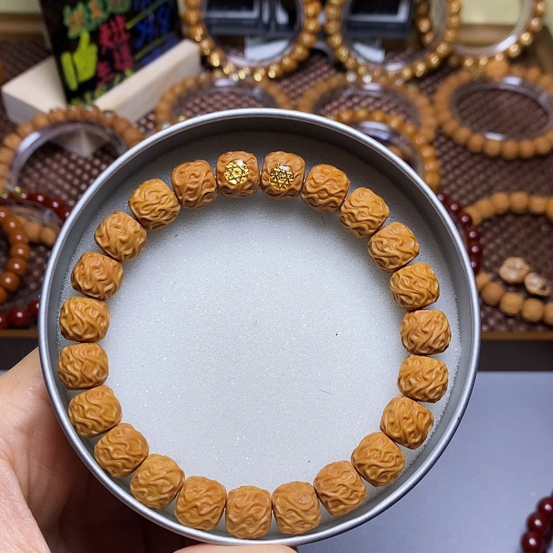猴头核桃手串双标虎须龙纹全品