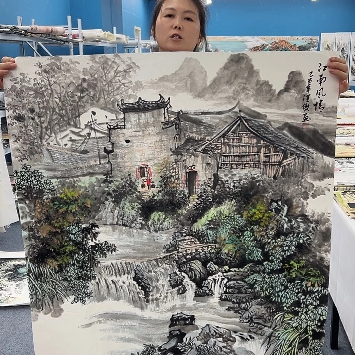 国画纯手绘作品欣赏