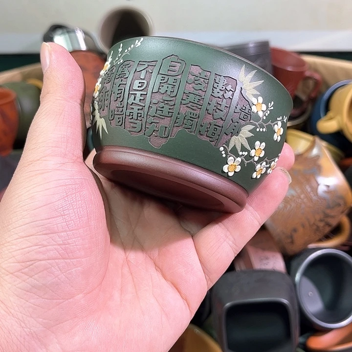 茶杯紫砂全手工紫砂主人杯