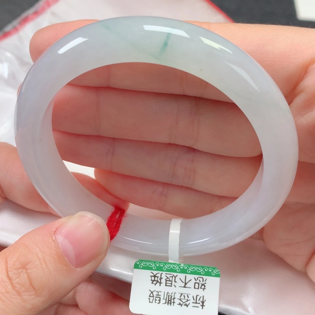 未镶嵌手镯翡翠缅甸天然翡翠手镯57