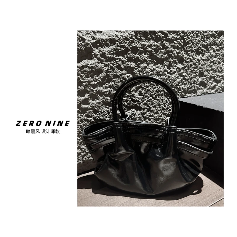 Dan Dan 小众设计师款油蜡饺子包包女