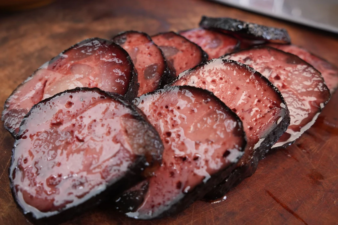 广少猪血丸子湖南隆回北面正宗家乡味道猪血丸子