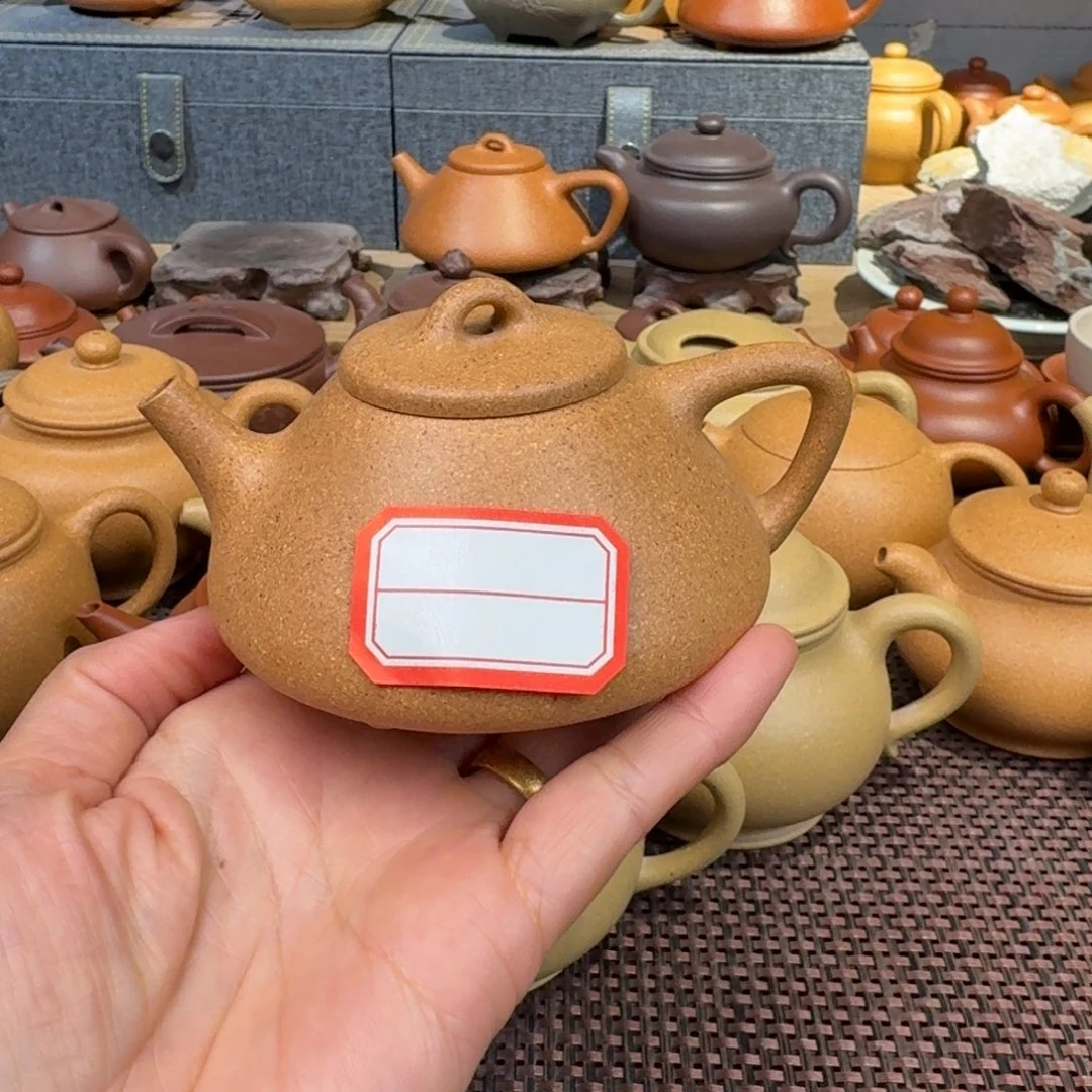 本山绿泥茶壶特价不退150毫升