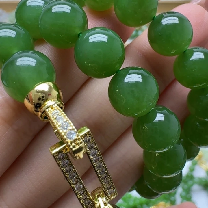 和田玉未镶嵌手链