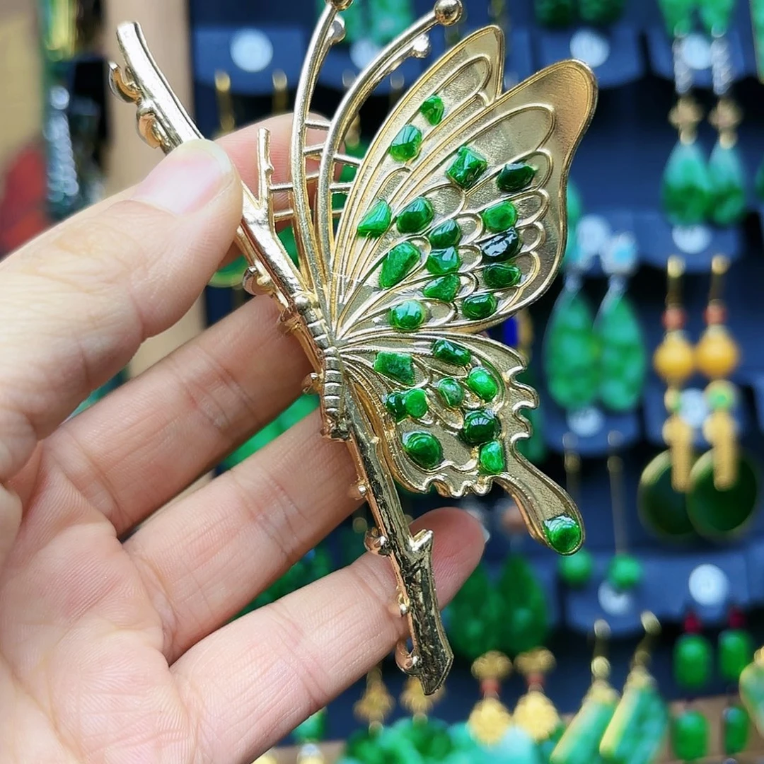 翡翠未镶嵌耳饰耳坠