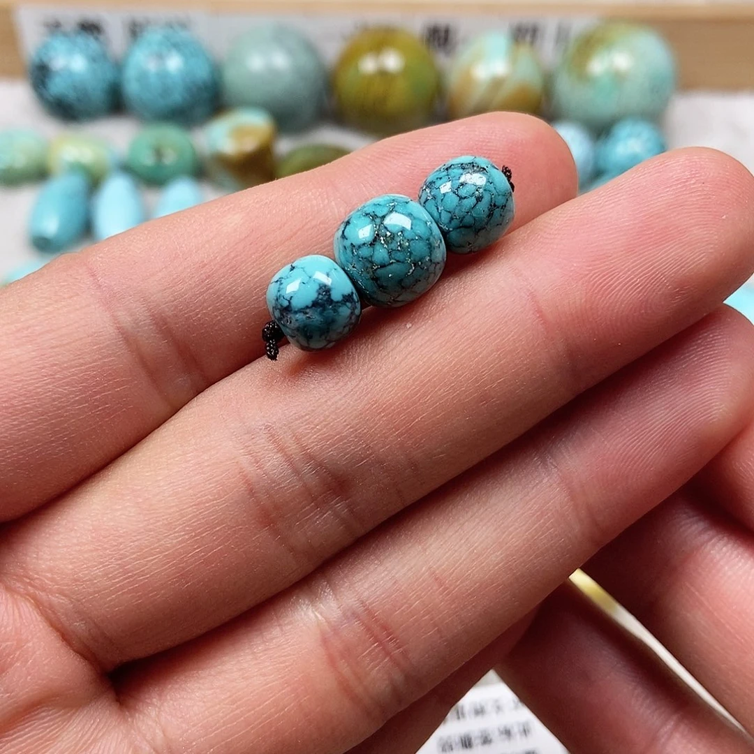 未镶嵌绿松石珠宝半成品